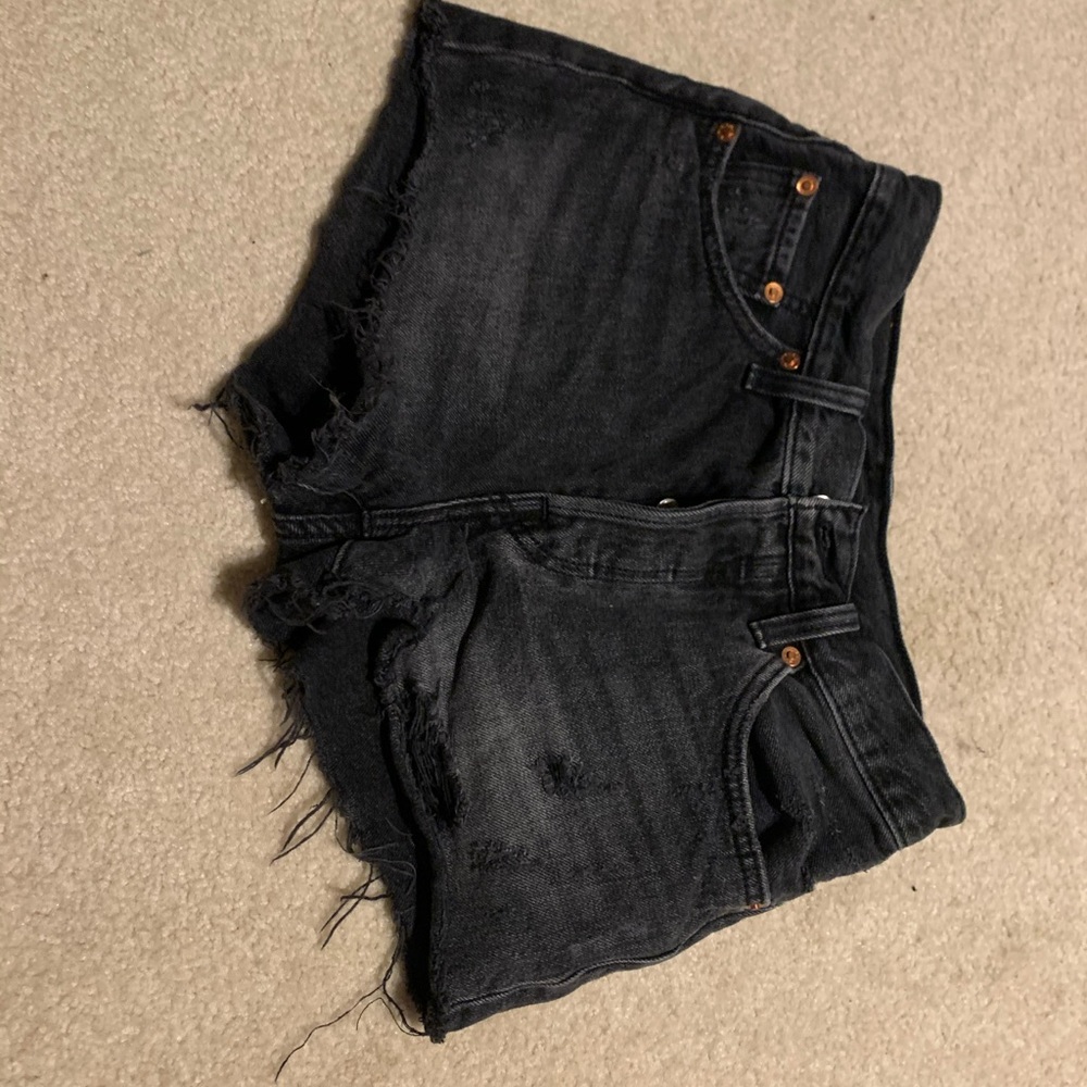 Levi’s 501 Black Shorts